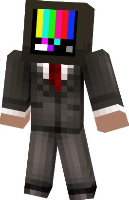 minecraft tv head skin